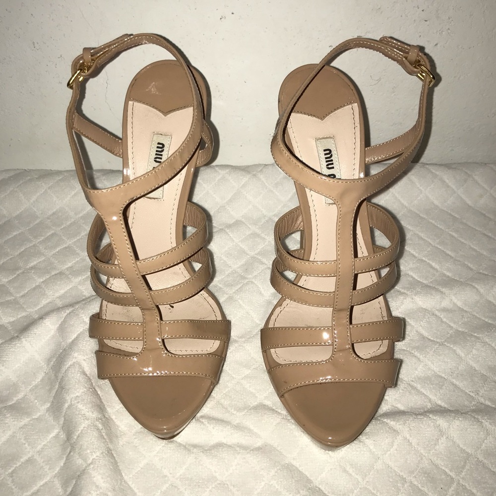 Miu Miu nude heels